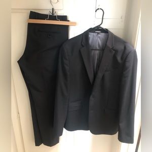 Express men’s slim fit suit size 42R